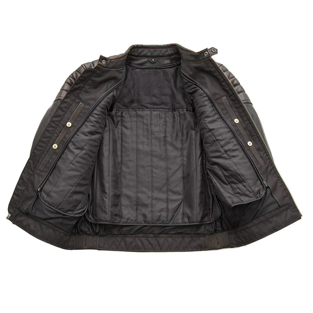 Image 4 of  Liberty Luxe Men's Leather Motorcycle Jacket